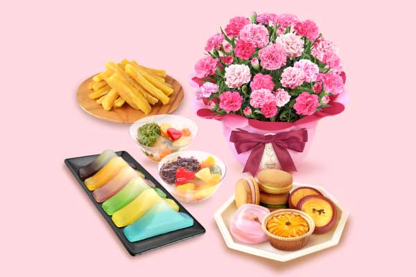 お花とスイーツセット