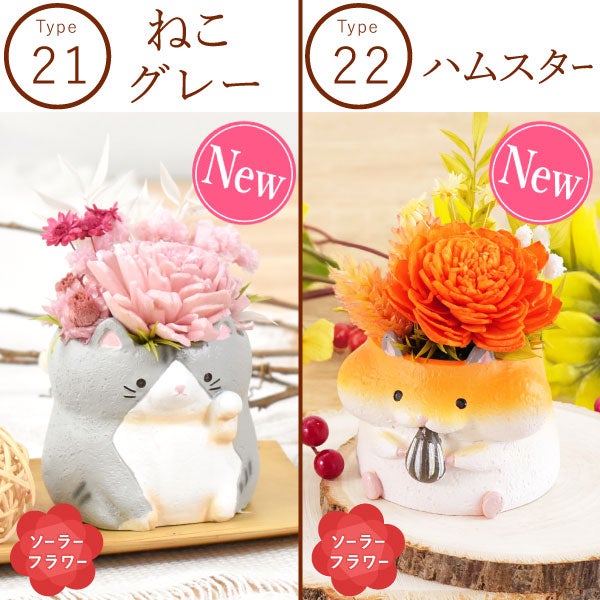 選べるミニポットプリザ＆お芋どら焼き 【母の日 プレゼント 花 ギフト プリザーブドフラワー 犬 犬好き フラワーアレンジメント かわいい おしゃれ ペット バラ 薔薇 一輪 アニマル 動物 ミニ 置き物 送料無料 スイーツ お菓子 和菓子 ギフトセット おいもや】